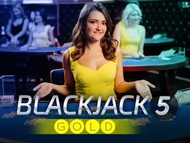 Blackjack Gold 5 spelskärm